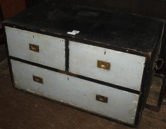 Painted military chest